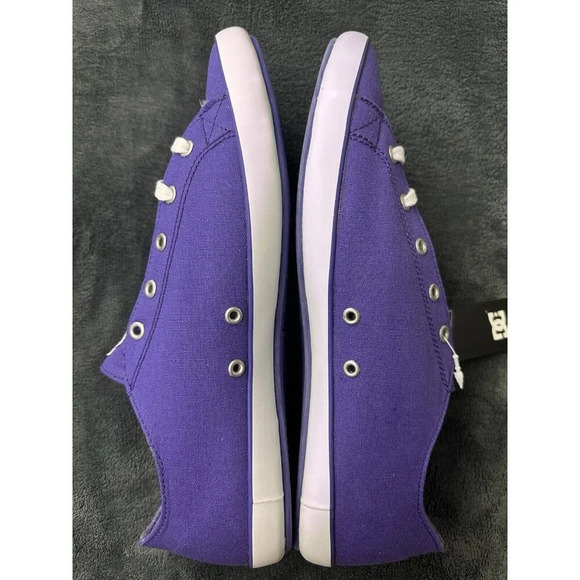 DC Women's Cleo Shoes Purple Size 11 Skate Canvas Sneakers - Picture 9 of 17